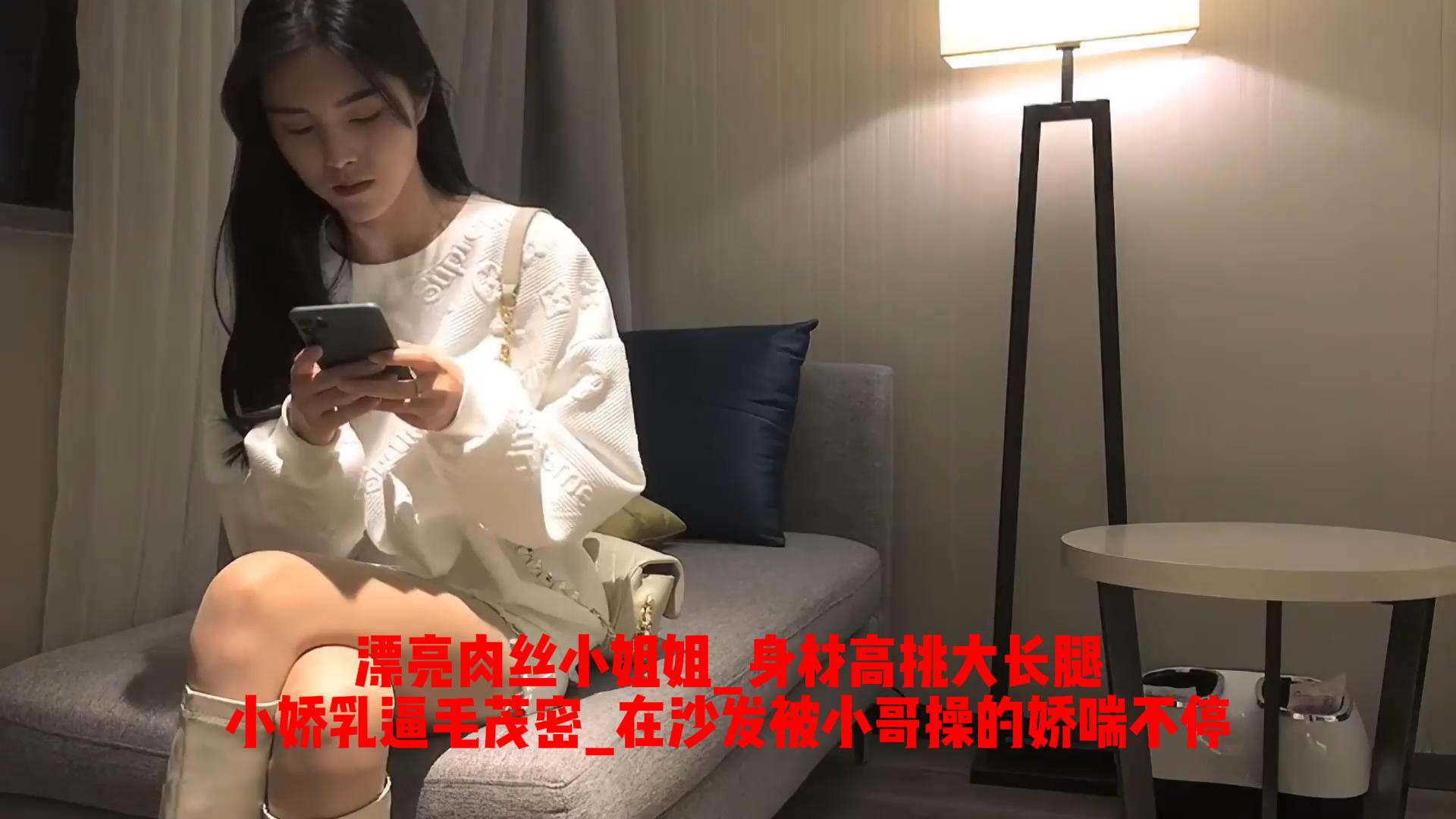漂亮肉丝小姐姐_身材高挑大长腿_小娇乳逼毛茂密_在沙发被小哥操的娇喘不停